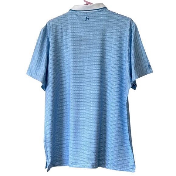 Bonobos Golf Shirt Polo Justin Rose Performance Slim Blue Sunburst XXL MSRP $89 - Picture 2 of 10